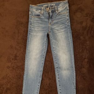 American Eagle hi-rise jegging size 2 short